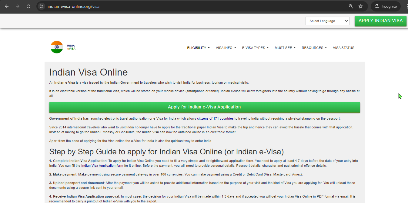 FOR SPANISH CITIZENS -INDIAN Apply Indian eVisa Online, Trus