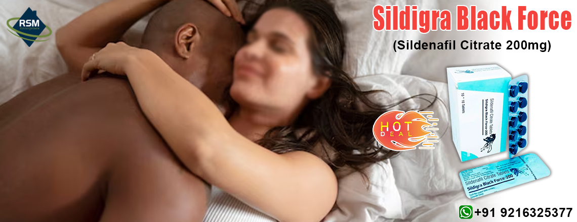 Buy Sildigra Black Force (Sildenafil 200mg) Tablets