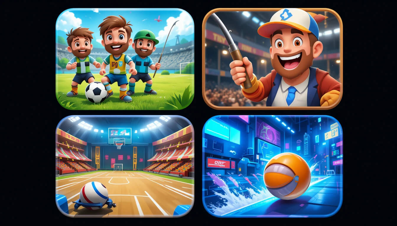 Best Casual Mobile Games in 2025 | Soccer Bros, Tiny Fishing